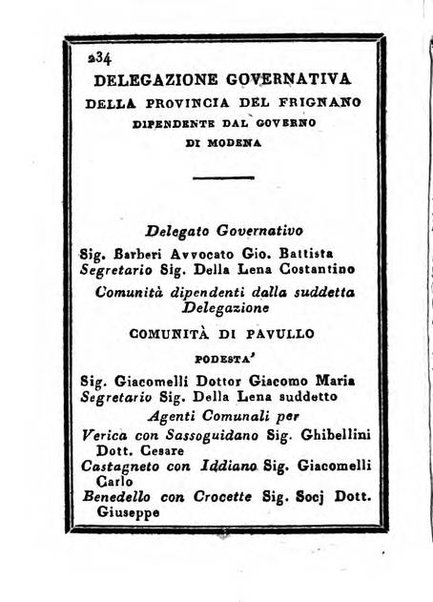 Almanacco di corte