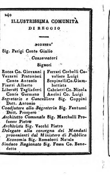 Almanacco di corte