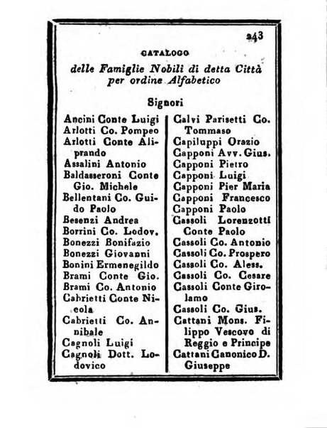 Almanacco di corte