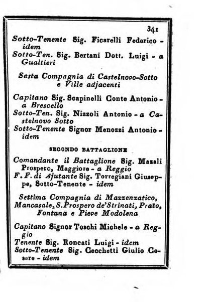 Almanacco di corte