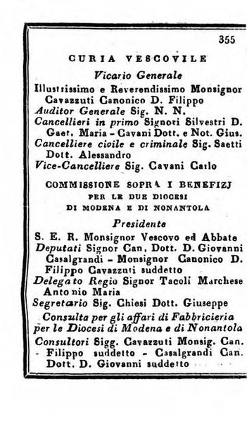 Almanacco di corte