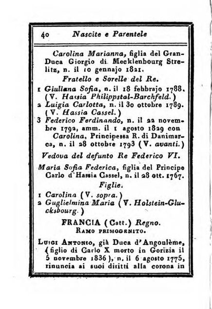 Almanacco di corte