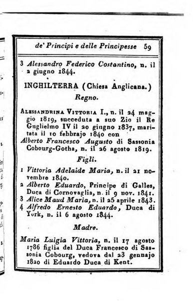 Almanacco di corte