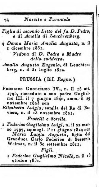 Almanacco di corte