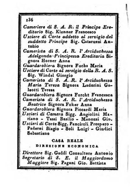 Almanacco di corte