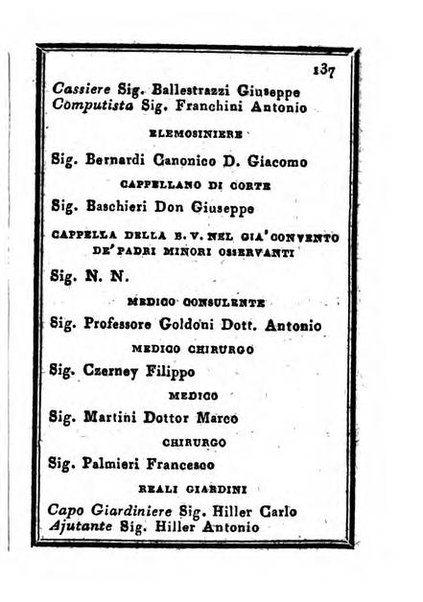 Almanacco di corte