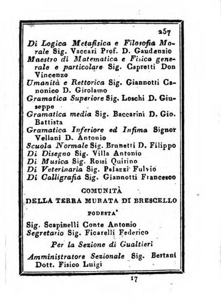 Almanacco di corte