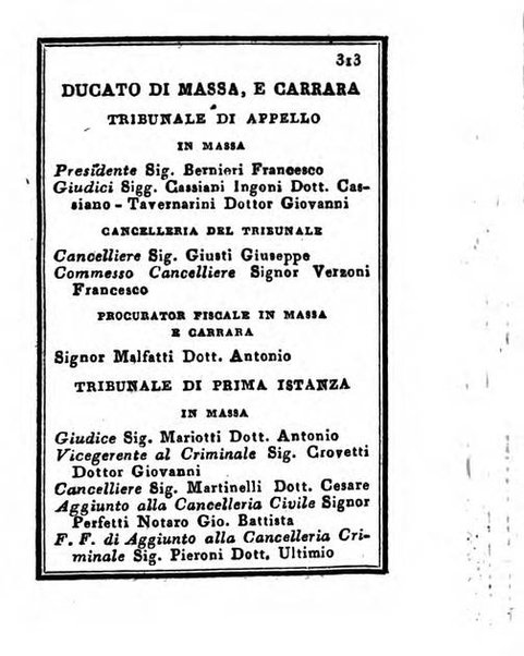 Almanacco di corte