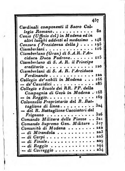 Almanacco di corte