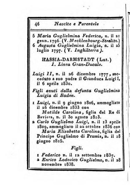 Almanacco di corte