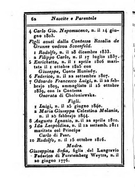 Almanacco di corte