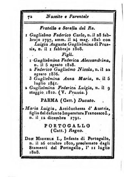 Almanacco di corte