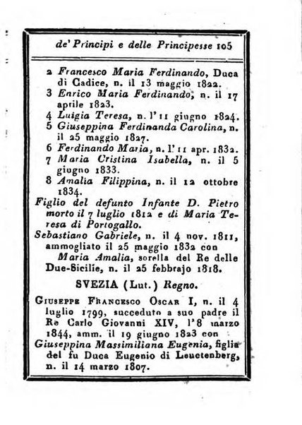 Almanacco di corte