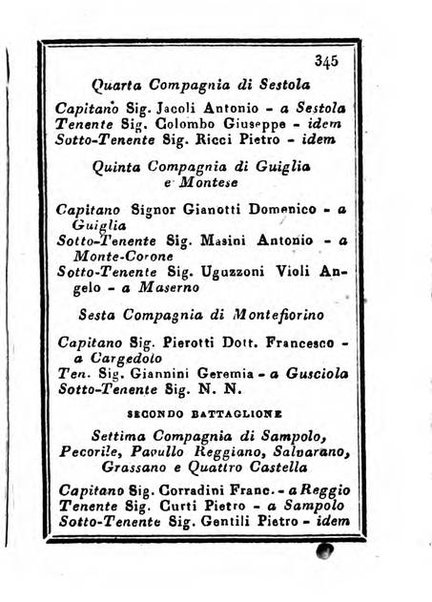 Almanacco di corte