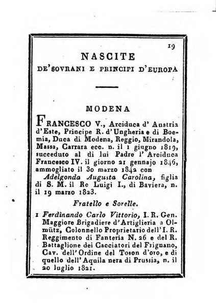 Almanacco di corte