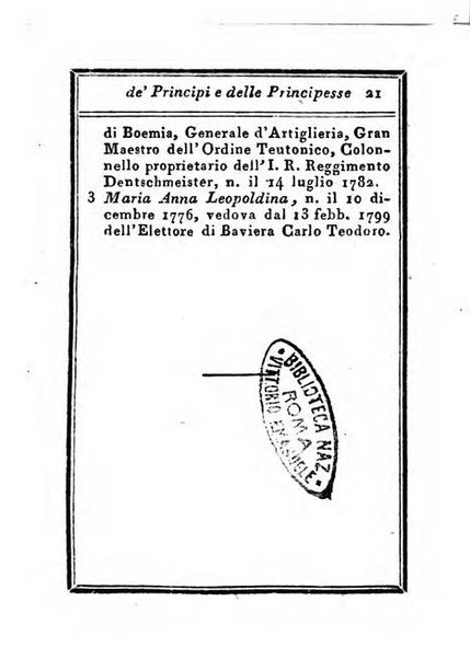 Almanacco di corte