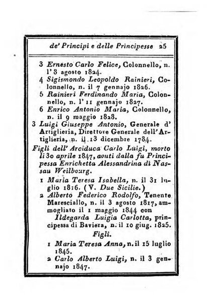 Almanacco di corte