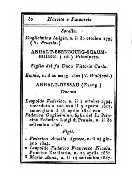 Almanacco di corte