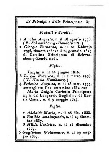 Almanacco di corte