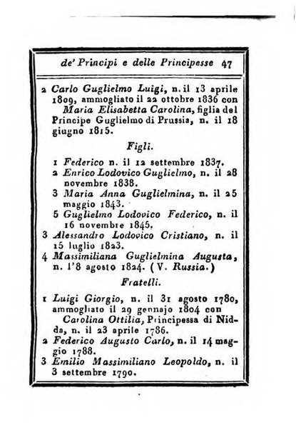 Almanacco di corte