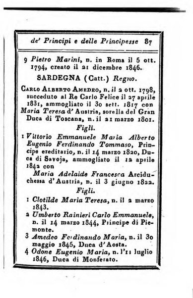 Almanacco di corte