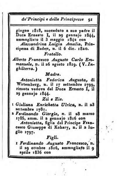 Almanacco di corte