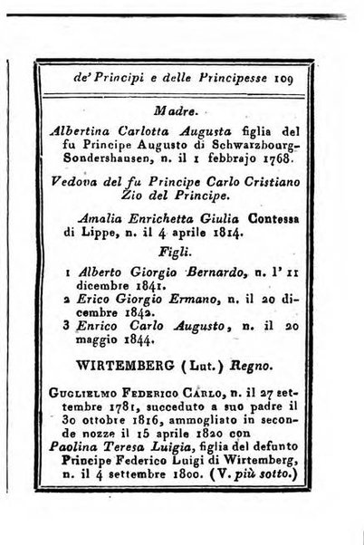 Almanacco di corte