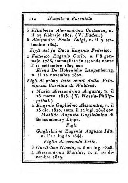 Almanacco di corte