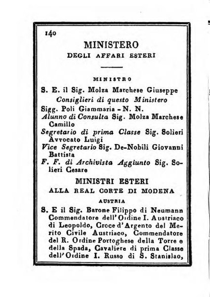 Almanacco di corte