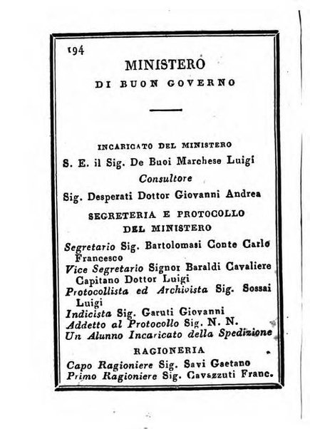 Almanacco di corte