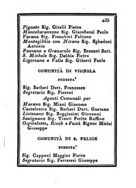 Almanacco di corte