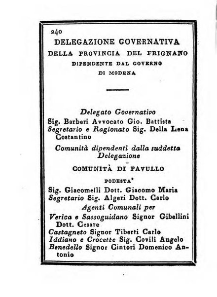 Almanacco di corte