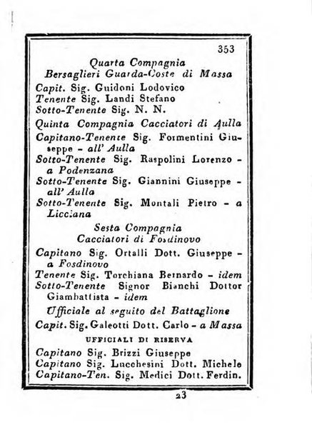 Almanacco di corte