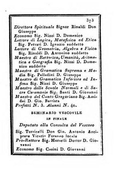 Almanacco di corte