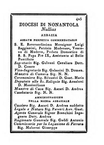 Almanacco di corte