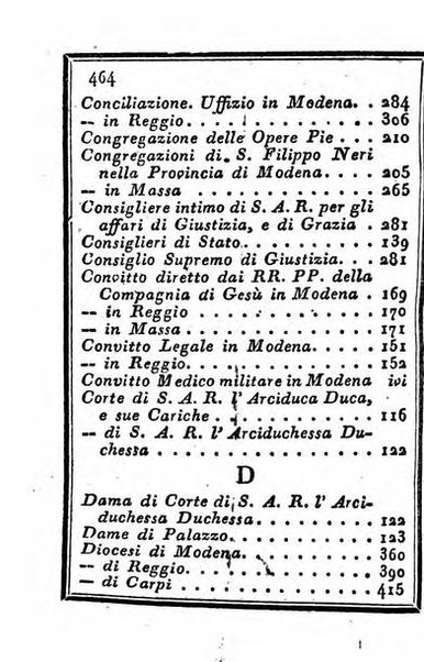 Almanacco di corte