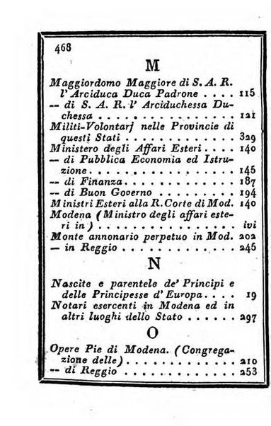 Almanacco di corte