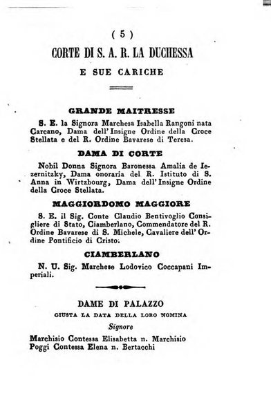 Almanacco di corte