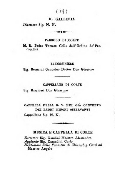 Almanacco di corte