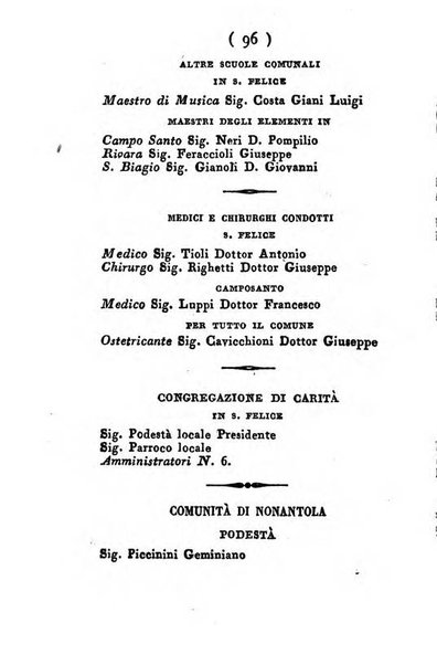 Almanacco di corte