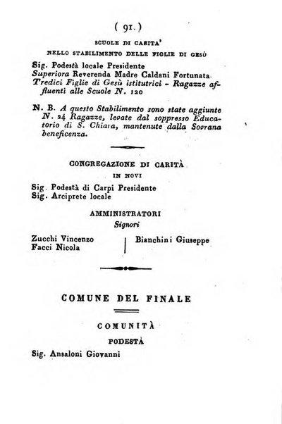 Almanacco di corte