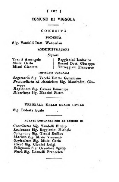 Almanacco di corte