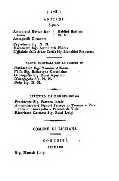 Almanacco di corte