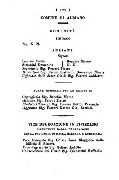 Almanacco di corte