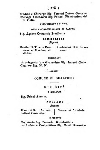 Almanacco di corte