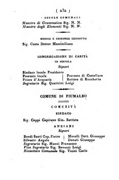 Almanacco di corte