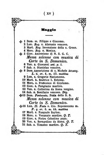 Almanacco di corte