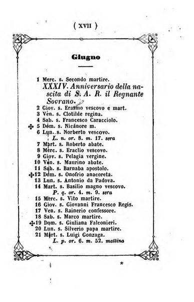 Almanacco di corte