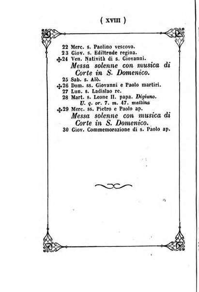 Almanacco di corte