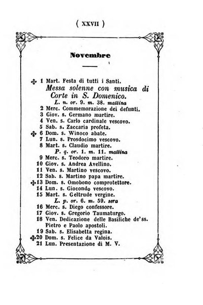 Almanacco di corte